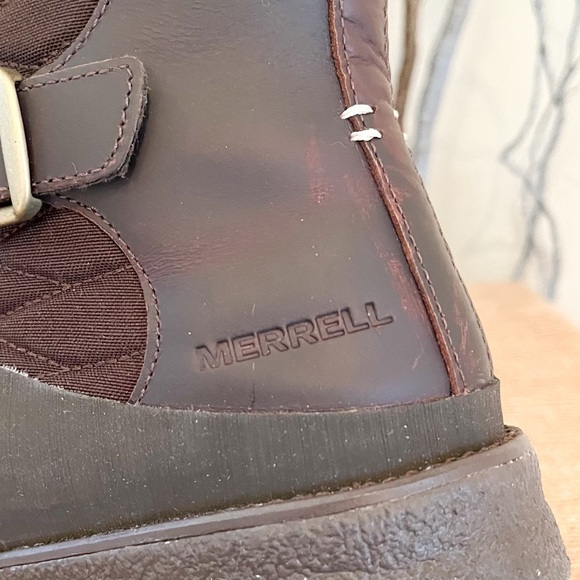 Merrell Tremblant Ezra Zip Waterproof Winter Boots Size 9.5 Women’s - Picture 9 of 12